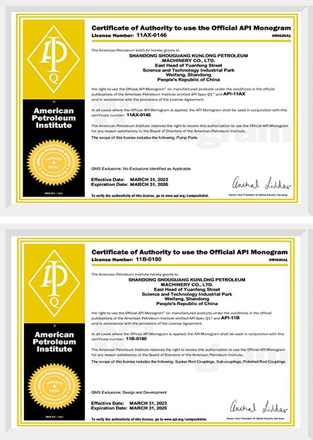 API体系会标证书